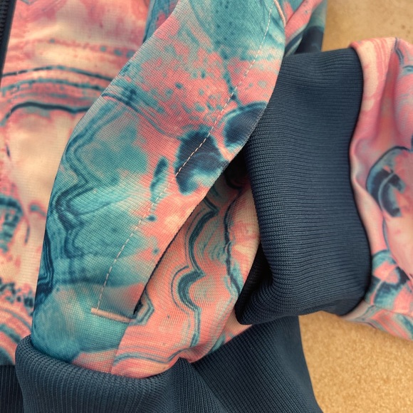 ADIDAS Rare like new GEODE Agate Marble Print Jacket - Picture 6 of 10